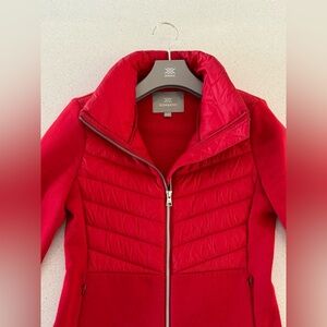 Soia & Kyo Vibrant Red Puffer Jacket - XS